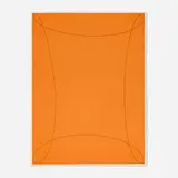 Robert Mangold, Arabesque I (from the Columbus: In Search of a New Tomorrow portfolio), 1992, screenprint in colors on Arches