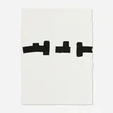 Eduardo Chillida, Columbus (from the Columbus: In Search of a New Tomorrow portfolio), 1992, screenprint and embossing