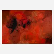 Scarlett by Gustavo Pérez Monzón, 1989, oil on canvas, sold Apr 2025