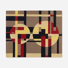 Sandu Darie, Untitled, c. 1955, mixed media on canvas laid to panel
