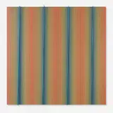 Darío Pérez-Flores, Prochromatique No. 347, 1997, acrylic on canvas mounted to wood with kinetic metal elements