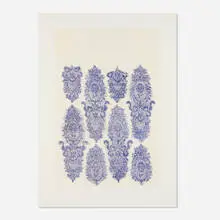 Nancy Friedemann-Sánchez, Reticula bizantina, 2002, monotype