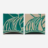 Ñuro (diptych) by Ana Mercedes Hoyos, 2011, acrylic on linen, sold Apr 2025