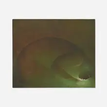 Ricardo Martínez, Mujer bebiendo agua, 1963, oil on canvas