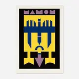Rubem Valentim, Untitled, 1989, screenprint in colors
