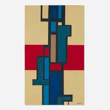 José Mijares, Untitled, c. 1950, mixed media on Masonite