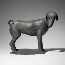 Robert Brady, Black Dog, glazed stoneware