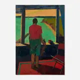 Mel Adamson, Studio View, oil on canvas