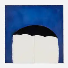 Donald Sultan, Umbrella, 1980, gouache and pencil on paper