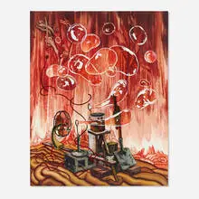 Nathan Redwood, Carried Away, 2008, acrylic on canvas