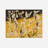 Byron Browne, Untitled, 1951, gouache and ink on paper