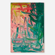 Emily Kngwarreye, Yam Dreaming, 1995, synthetic polymer on canvas