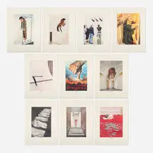 Maurizio Cattelan, Die Die More Die Better Die Again, 2008, offset lithograph in colors