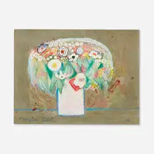Françoise Gilot, Bouquet, 1982, monotype