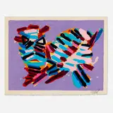 Karel Appel, Innocent Cat (from the Cats portfolio), 1978, lithograph in colors on Japon