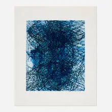 Terry Winters, Cluster, 2001, photogravure, etching, sugar lift aquatint and open bite etching in colors