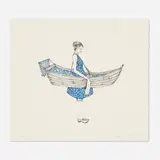 Amy Cutler, Millie, 2005, lithograph in colors on Fabriano Artistico