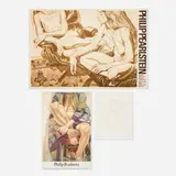 Philip Pearlstein, Three works, etching; offset lithograph in colors