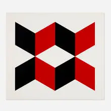 Nassos Daphnis, SS-20-78, 1978, screenprint in colors