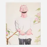 Yue Minjun, Untitled (Smile-ism No. 22), 2006, lithograph in colors