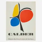Alexander Calder, Calder, Maison des Arts et Loisirs de Sochaux poster, 1971, lithograph in colors