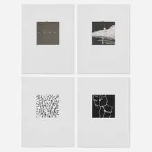 Four works from the Gloria portfolio by Alex Katz, 2005, etching and aquatint on Zerkall Ingres, sold Dec 2025