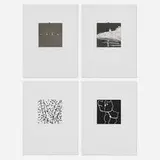Alex Katz, Four works from the Gloria portfolio, 2005, etching and aquatint on Zerkall Ingres