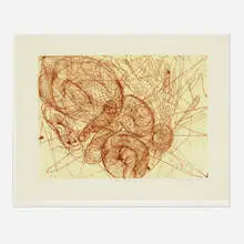 Judy Pfaff, For André, 2002, letterpress on Crown Kozo