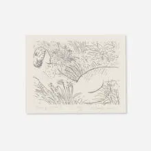 Mayumi Oda, Spring Rain, 1983, etching