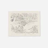 Mayumi Oda, Spring Rain, 1983, etching