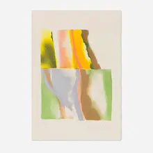 #6 (from the Flashback series) by John Chamberlain, 1979, screenprint in colors on Arches, sold Dec 2025