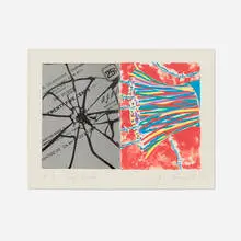 Busy Signal by James Rosenquist, 1970, lithograph in colors with collaged screenprint on reflective Mylar on Arches, sold Dec 2025