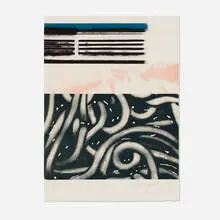Forehead II by James Rosenquist, 1968, lithograph in colors, sold Dec 2025