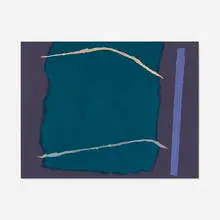 Theodoros Stamos, Untitled (from the Infinity Field, Lefkada Series), 1979, screenprint in colors
