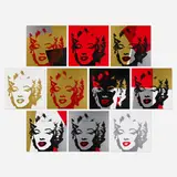 Sunday B. Morning, Golden Marilyn, 2011, screenprint in colors on Museum Board