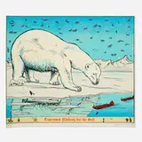 Enrique Chagoya, Expresses Nothing but the Self, 2015, lithograph in colors