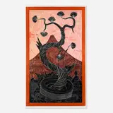 John E. Buck, Heart Mountain Wyoming, 2000, woodblock in colors