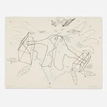James Surls, Building, 1999, lithograph in colors