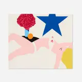 Tom Wesselmann, Great American Nude (from Banner, Multiples Calendar 1968), 1968, screenprint in colors