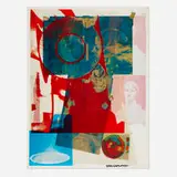 Robert Rauschenberg, Quarry Local One, 1968, offset lithograph in colors