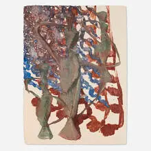 James Nares, Bagmen, 1986, monotype