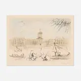 L'Académie de Paris by Salvador Dalí, 1971, etching in colors, sold Dec 2025