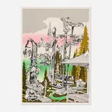 Susanne Kühn, Trail, 2010, lithograph in colors