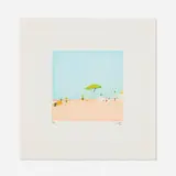 Isca Greenfield-Sanders, Sky Beach (Blue), 2004, softground etching and aquatint in colors on Somerset