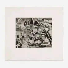 Ruth Fine, Landscape I, 1988, etching
