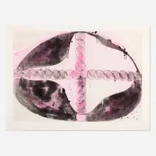 Mario Merz, Untitled (from the Motivi portfolio), 1993, etching and aquatint in colors