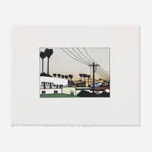 Ken Price, Untitled (from the Heat Wave portfolio), 1998, screenprint in colors on Arches