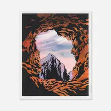 Hermit's Cave by Ken Price, 2011, giclée print, sold Dec 2025