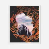 Ken Price, Hermit's Cave, 2011, giclée print
