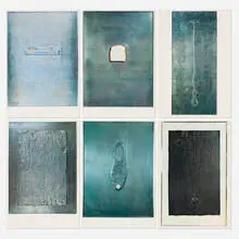 Lead Reliefs sample portfolio by Jasper Johns, 1969, offset lithograph in colors, sold Dec 2025